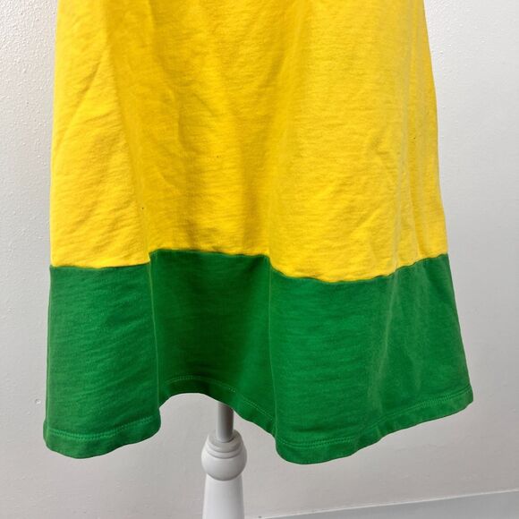 Every Body Every Wear Shirt Dress Women Large Yellow Collared Short Sleeve ALine - Picture 8 of 13